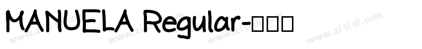 MANUELA Regular字体转换